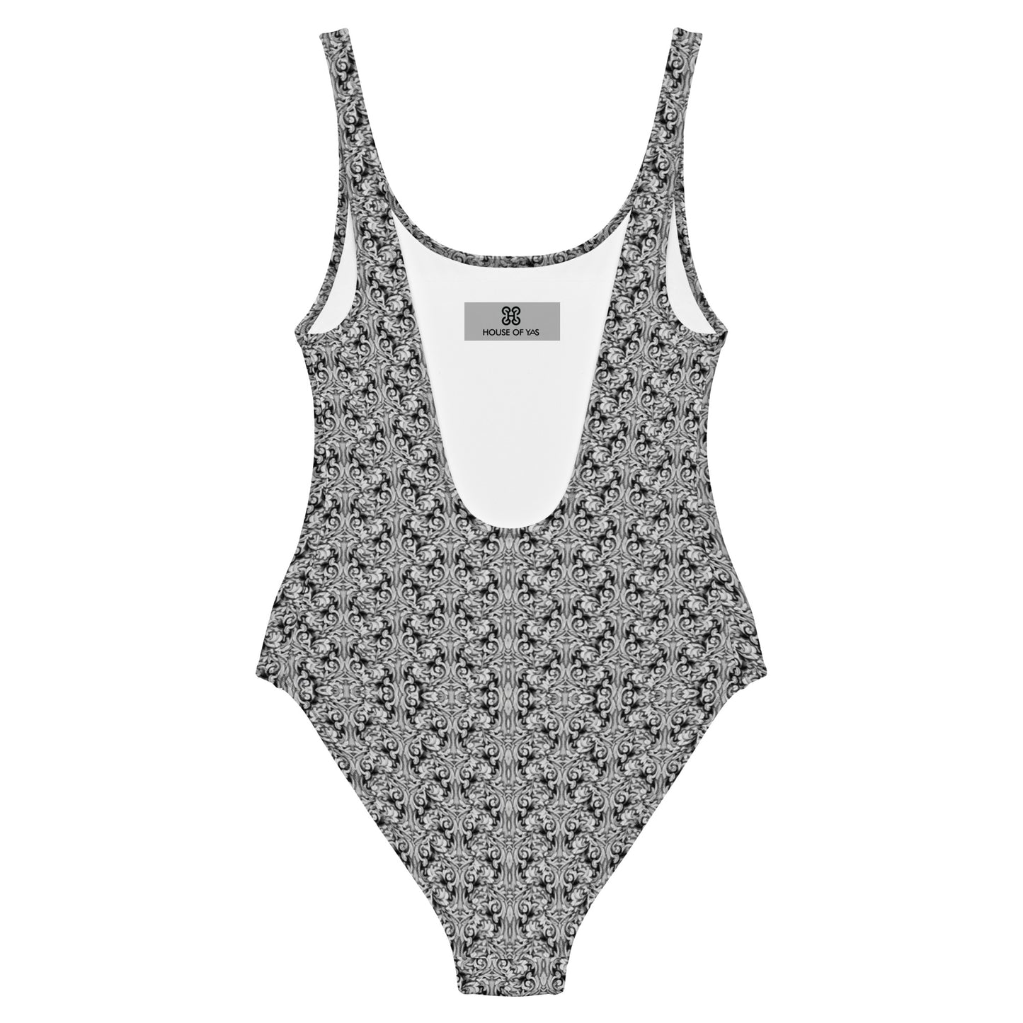 Caridad del Cobre B/W One-Piece Swimsuit