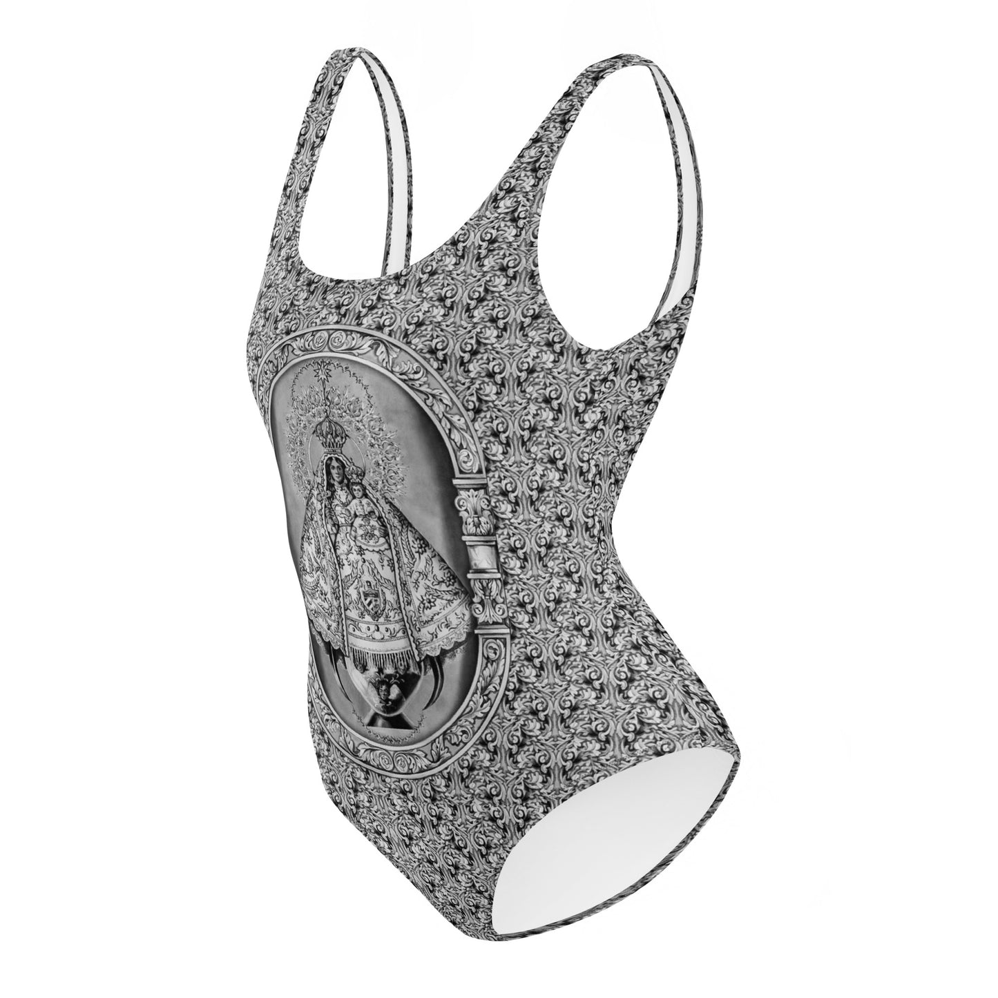 Caridad del Cobre B/W One-Piece Swimsuit