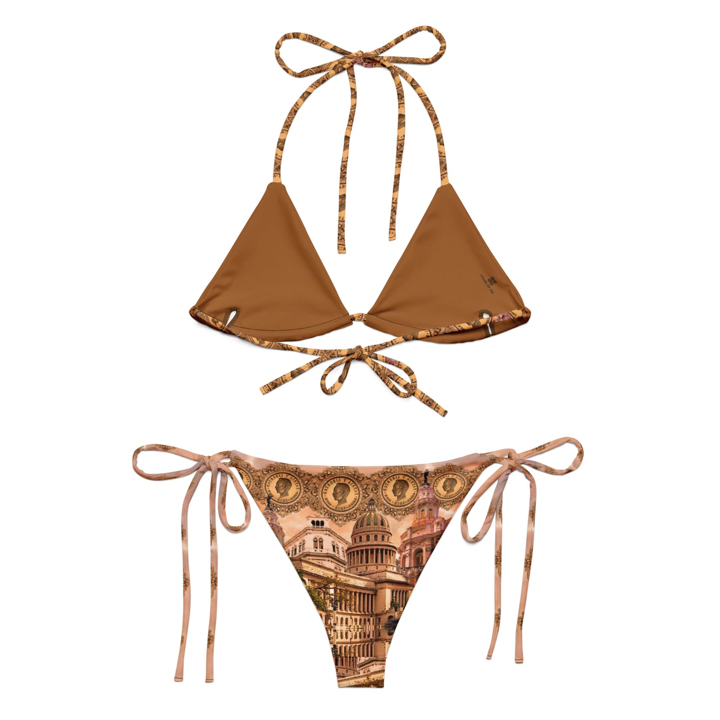 Havana city recycled string bikini