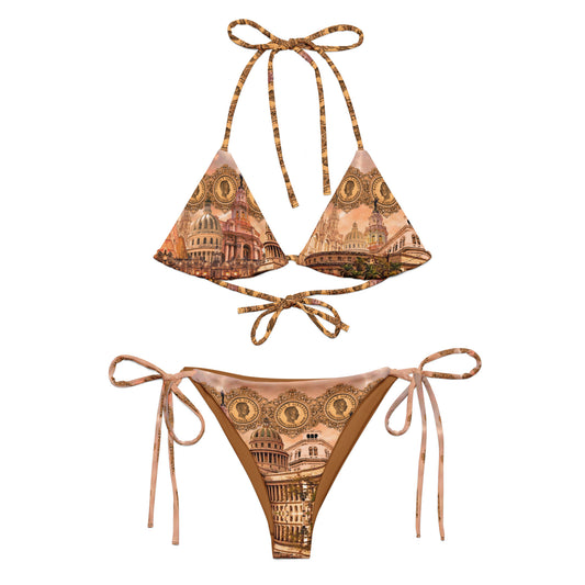 Havana city recycled string bikini