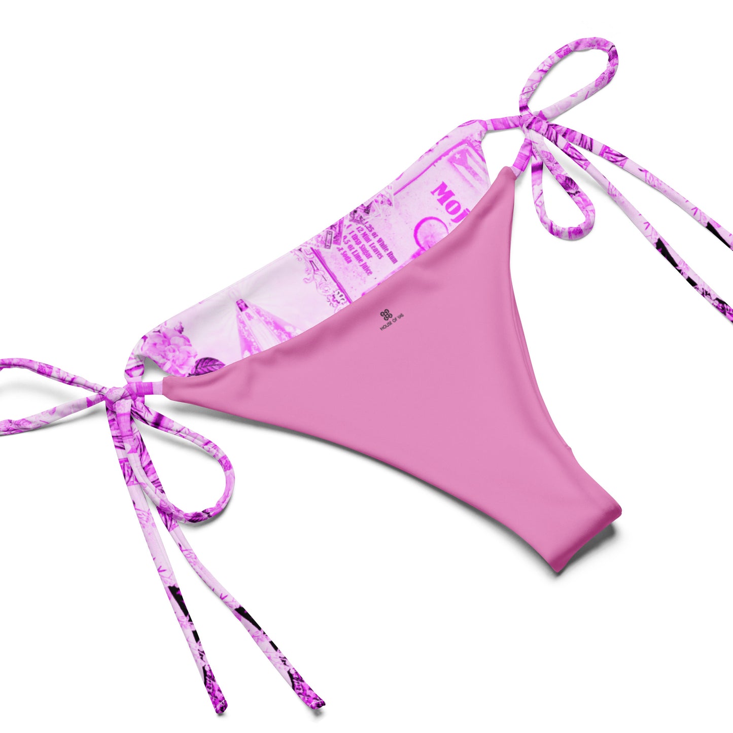 Pink Cuba string bikini