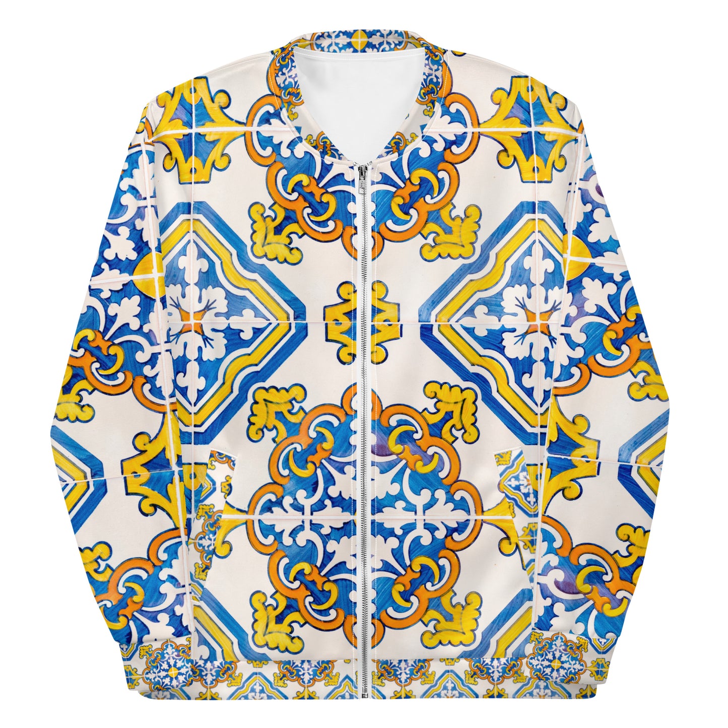 Grandma's Tiles Unisex Bomber Jacket