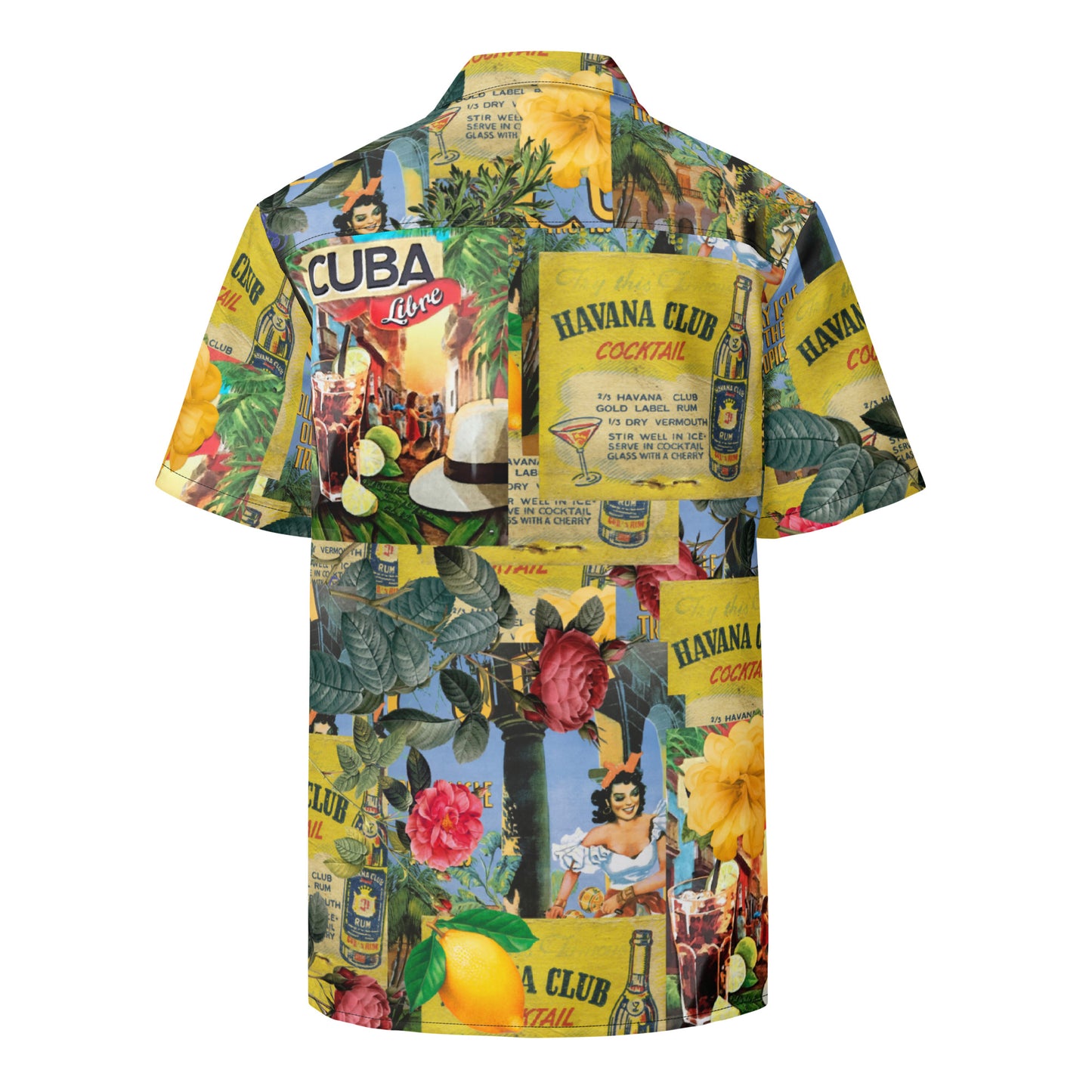 Cuba Libre Unisex button shirt