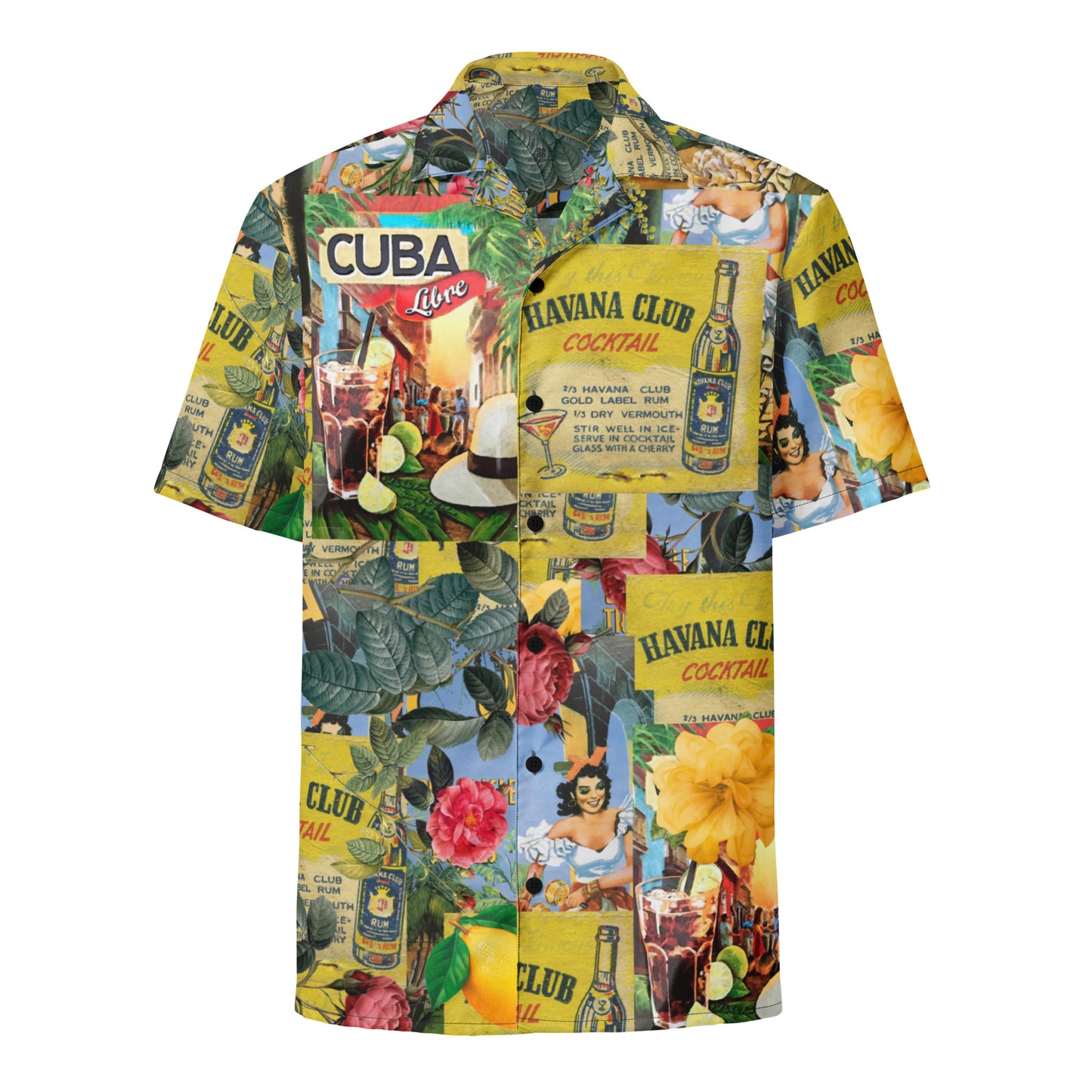 Cuba Libre Unisex button shirt