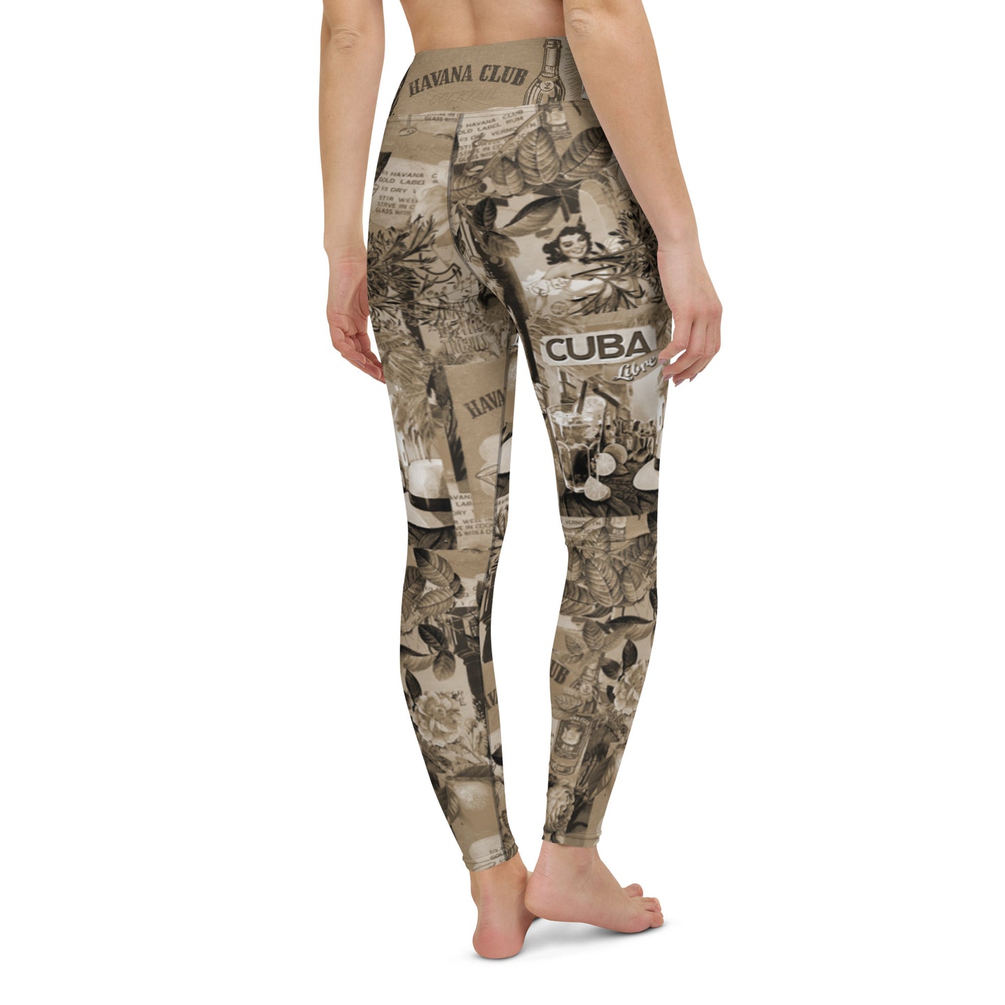 Cuba Libre Vintage Yoga Leggings