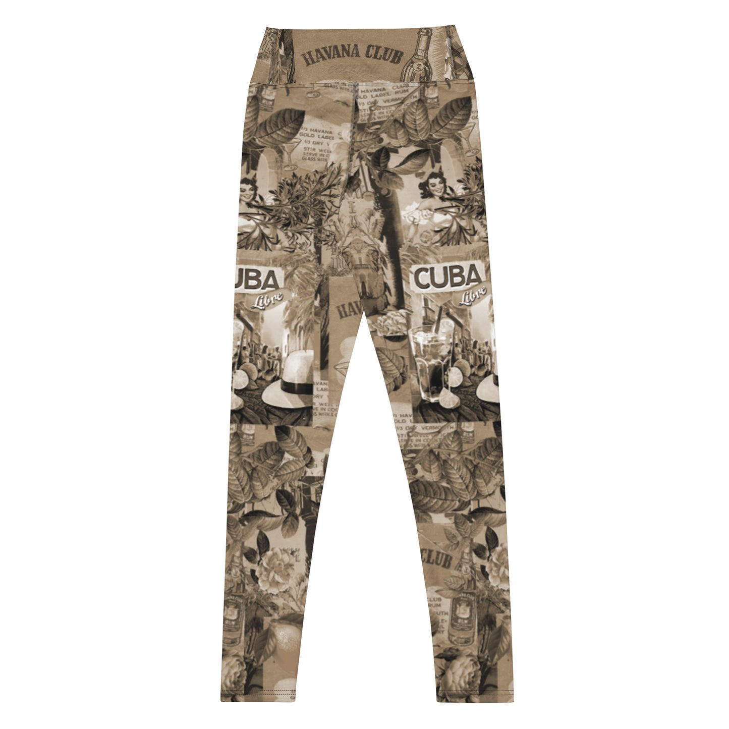 Cuba Libre Vintage Yoga Leggings