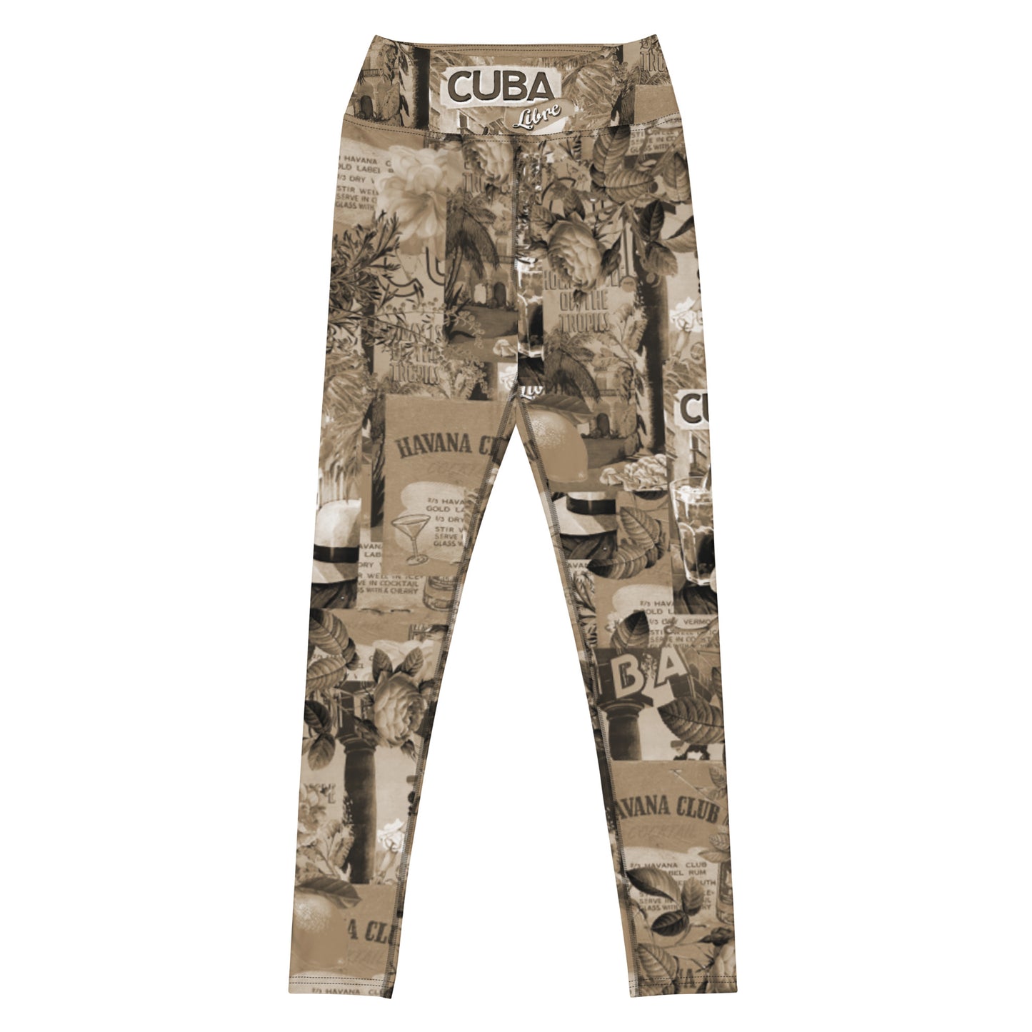 Cuba Libre Vintage Yoga Leggings