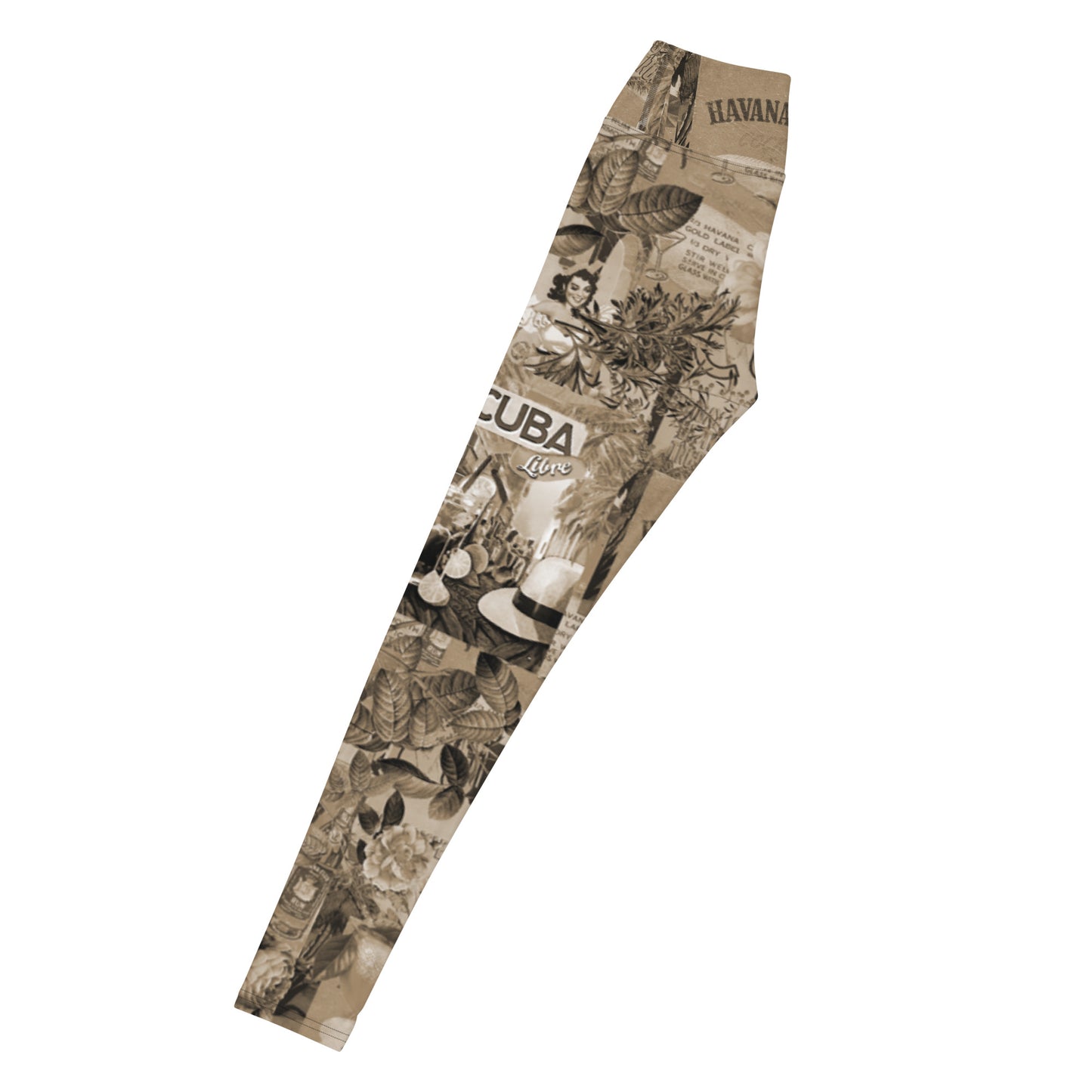 Cuba Libre Vintage Yoga Leggings