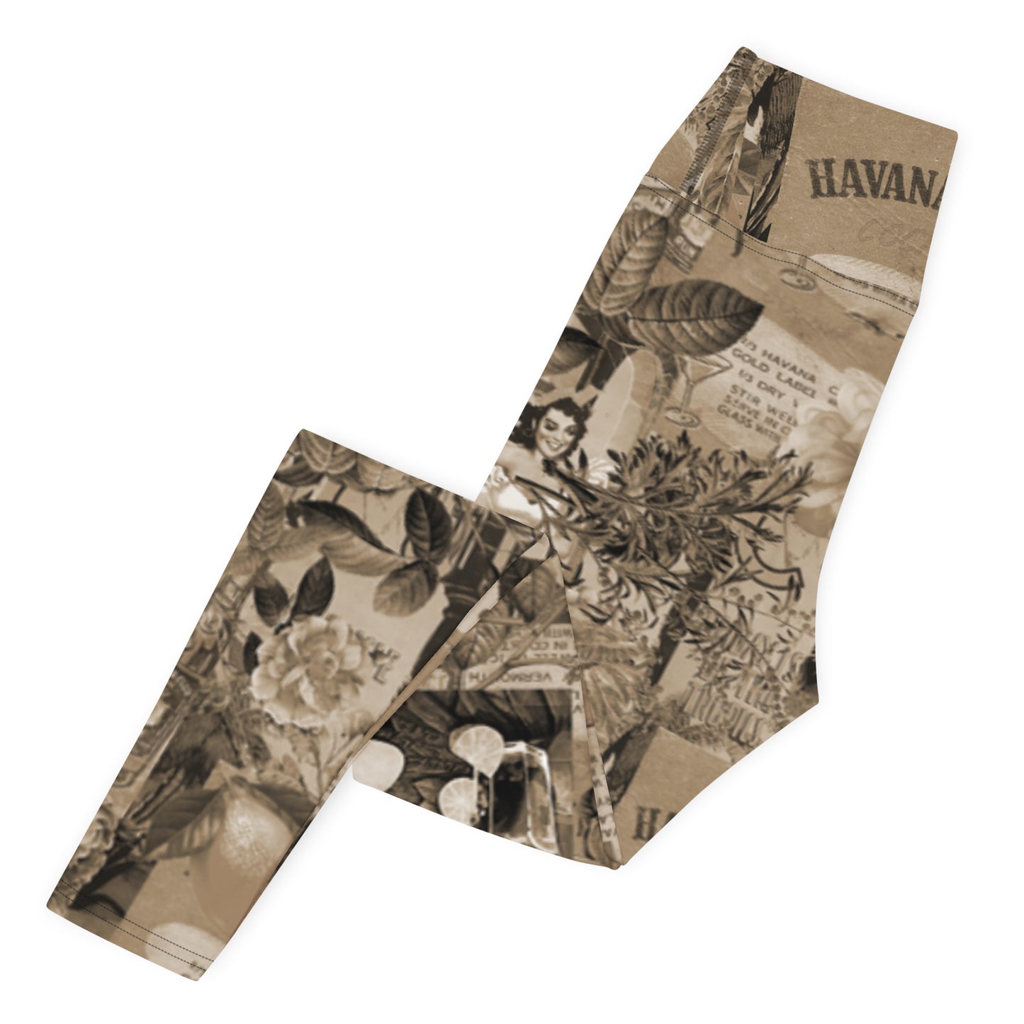 Cuba Libre Vintage Yoga Leggings