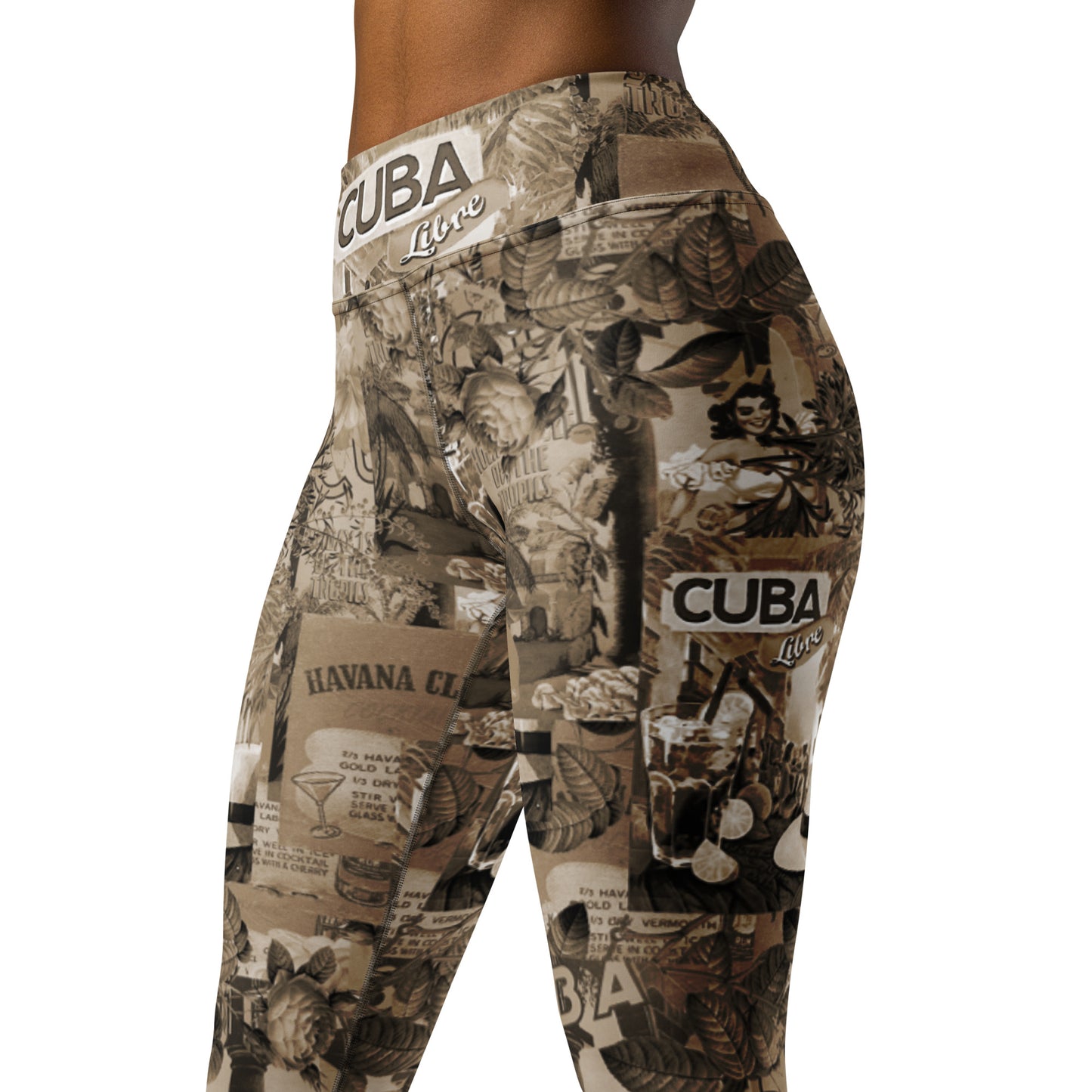 Cuba Libre Vintage Yoga Leggings