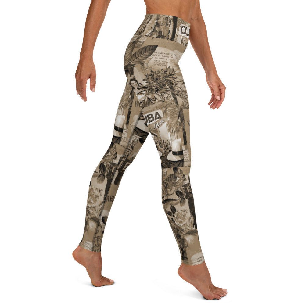 Cuba Libre Vintage Yoga Leggings