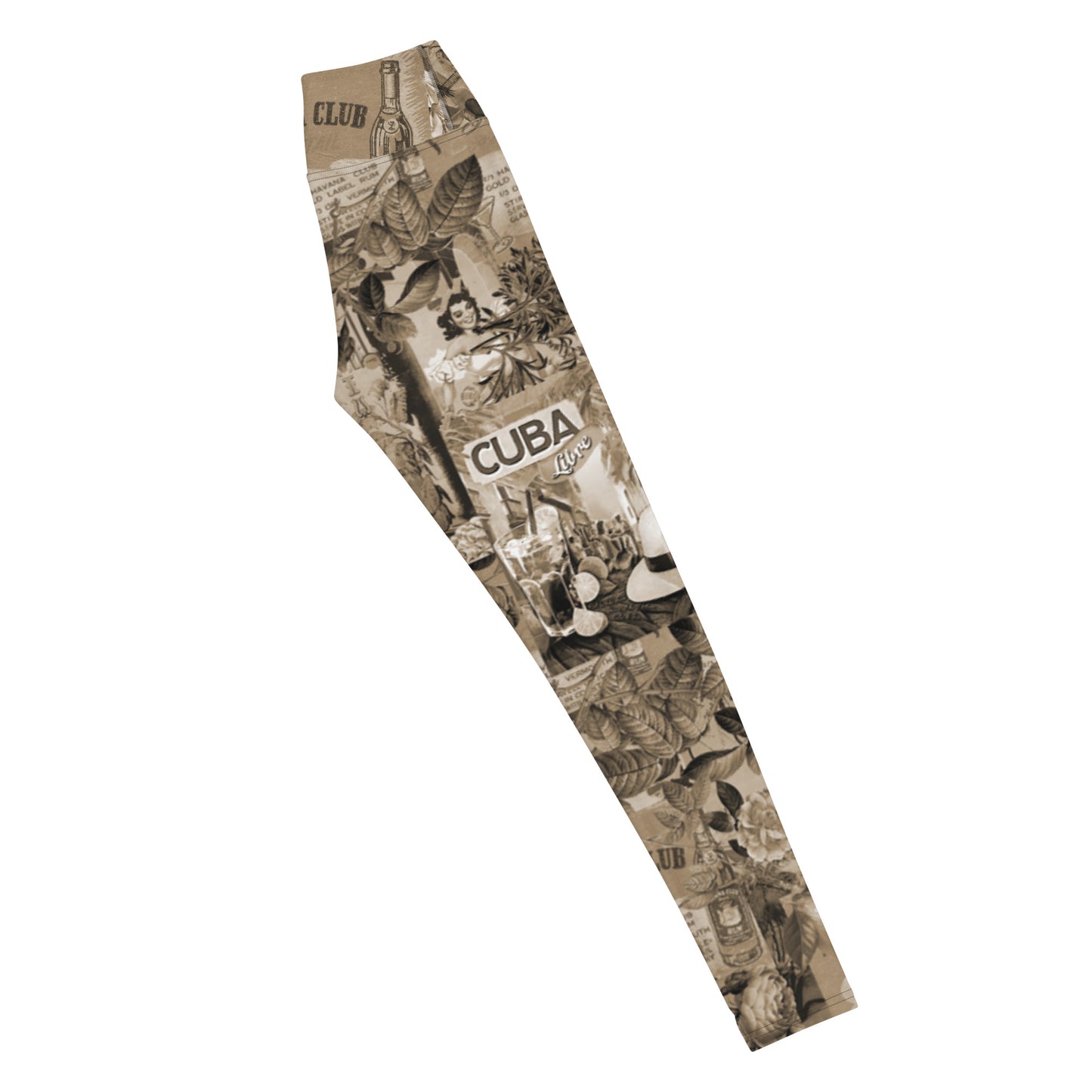 Cuba Libre Vintage Yoga Leggings