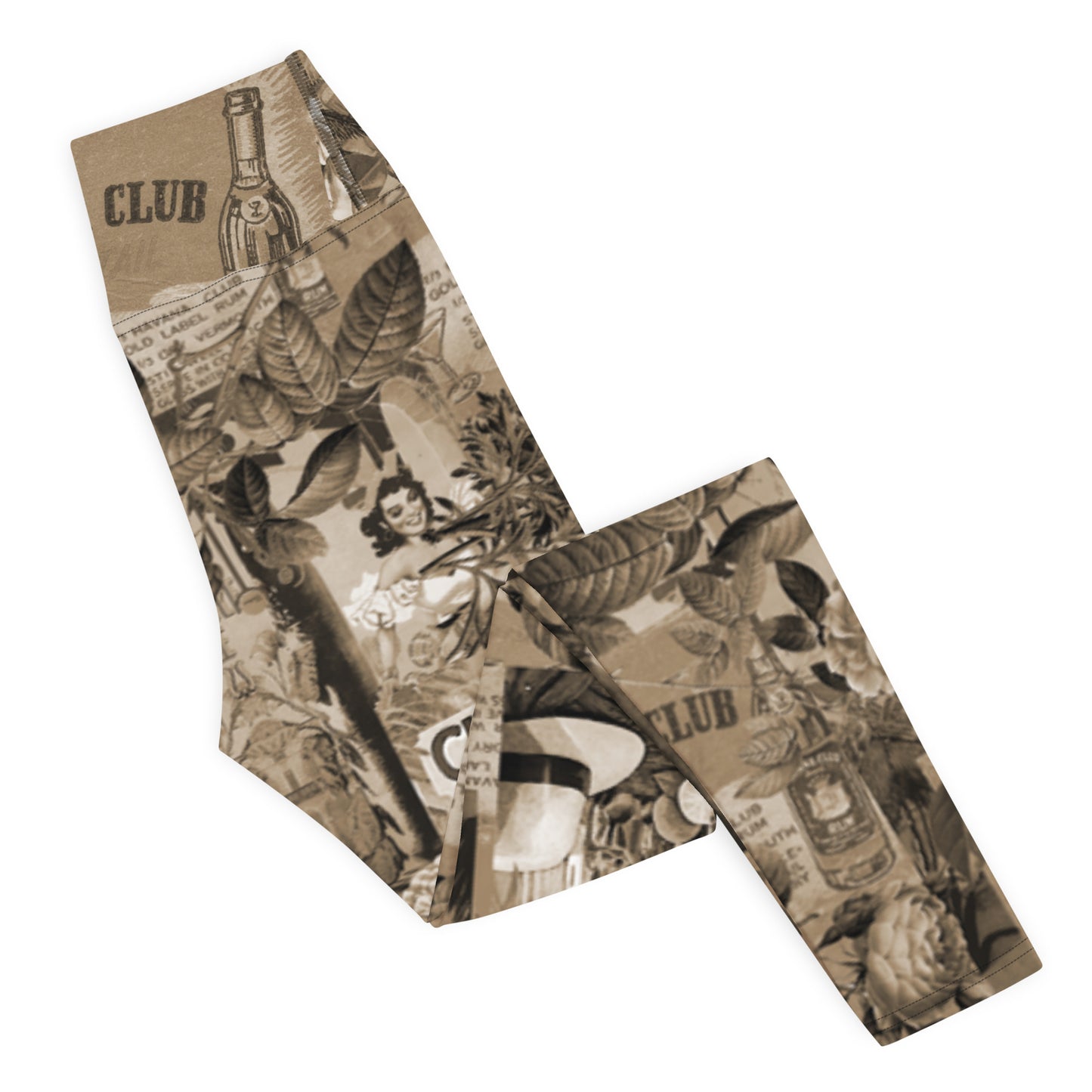 Cuba Libre Vintage Yoga Leggings